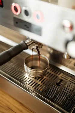 Espresso, freshly pulled