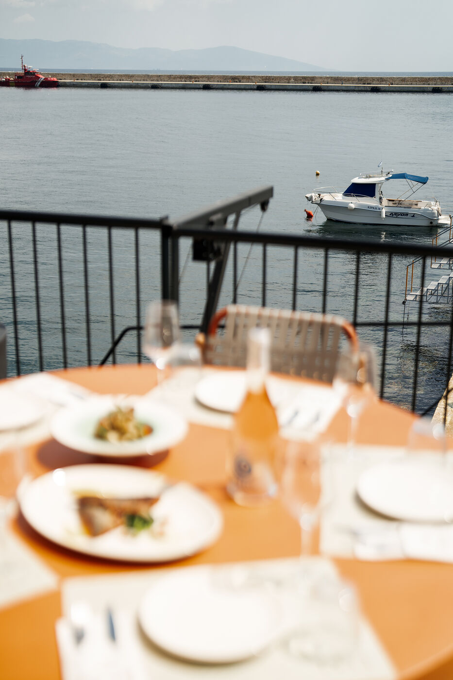 Dinner by the sea