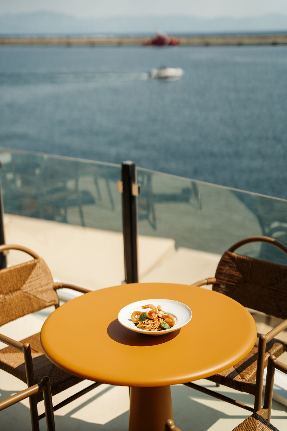 Pasta with a view