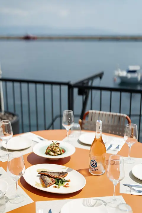 Rosé on the terrace